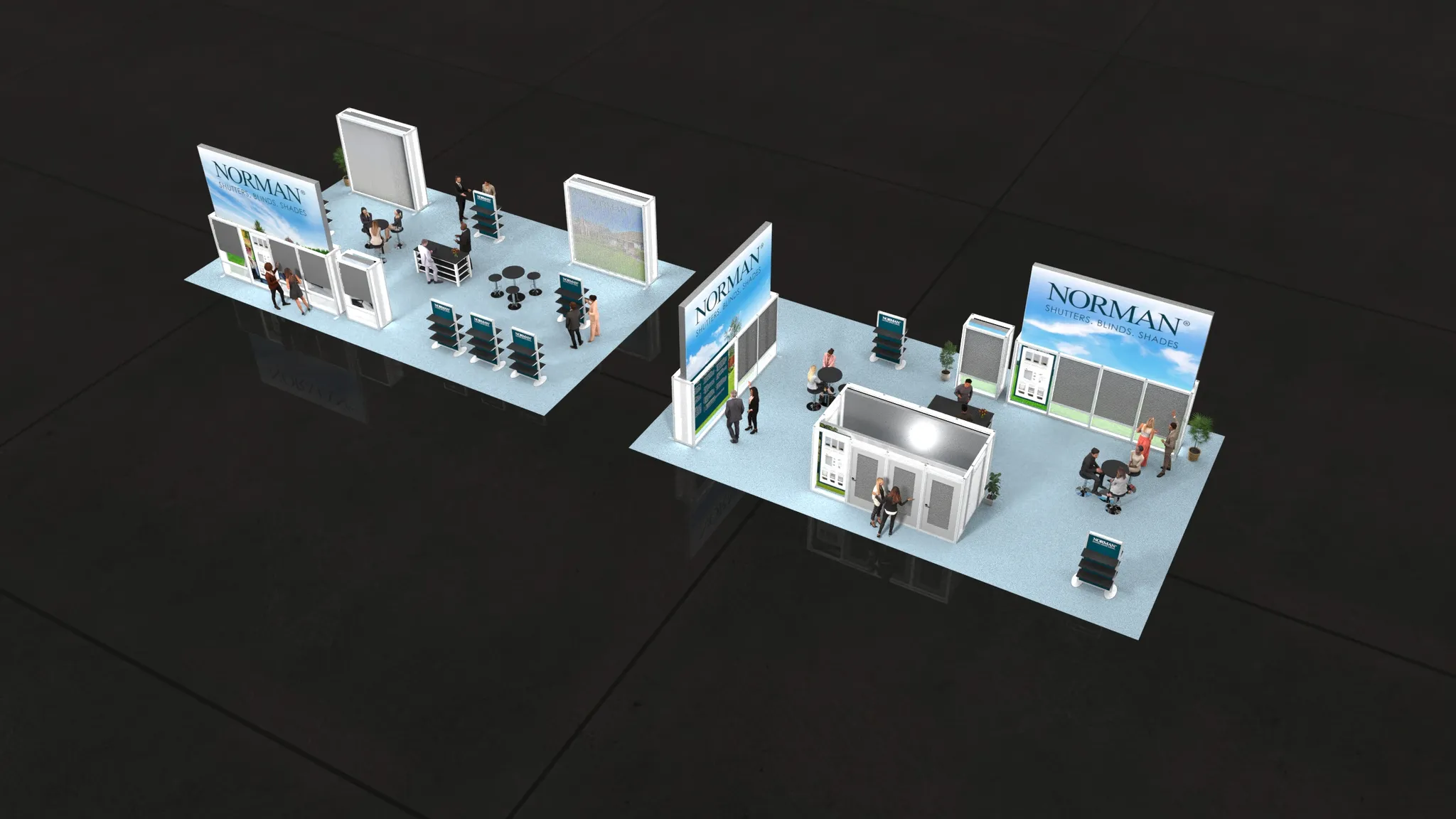 30x50 Île booth design by DisplayCraft